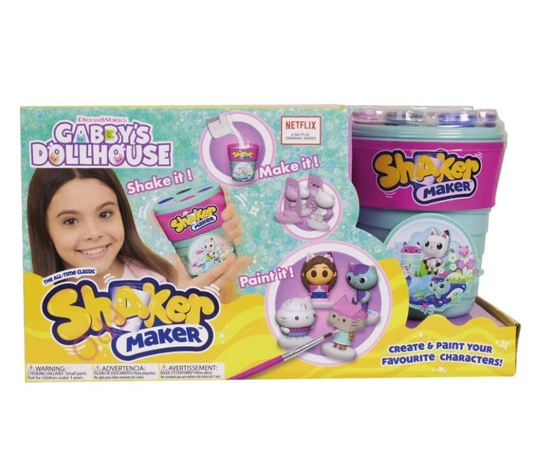 Koci Domek Gabi, Shaker Maker, zestaw kreatywny do tworzenia i malowania figurek