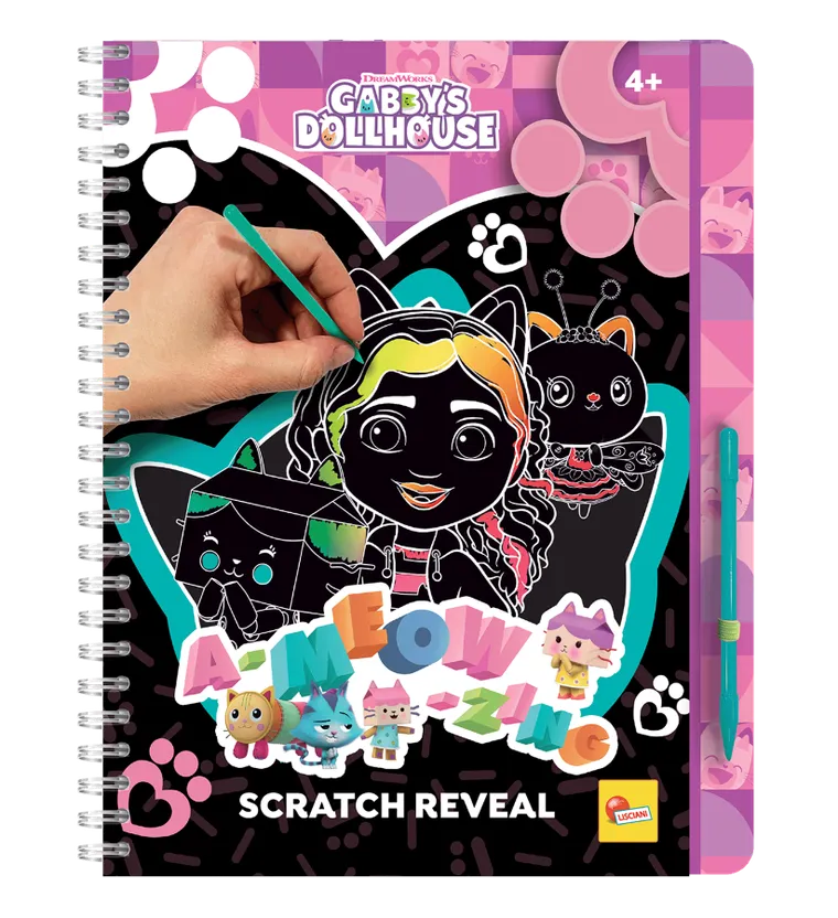 Koci Domek Gabi. Sketchbook A- Meow-Mazing Scratch Reveal