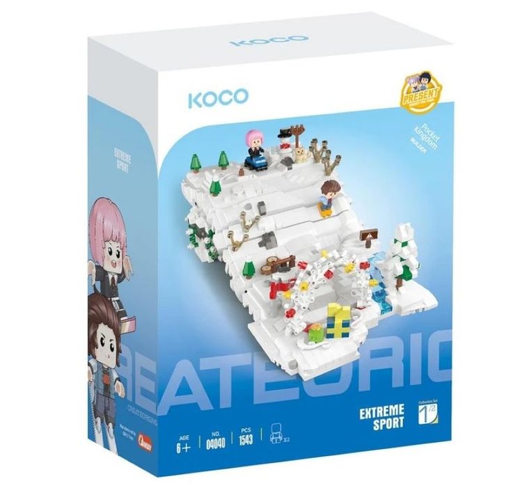 Koco, Jazda na nartach, klocki, 1543 elementów