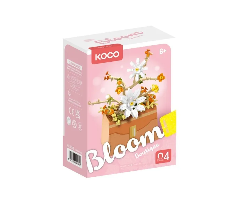 Koco, kwiaty w torebce, zima, klocki, 232 elementy