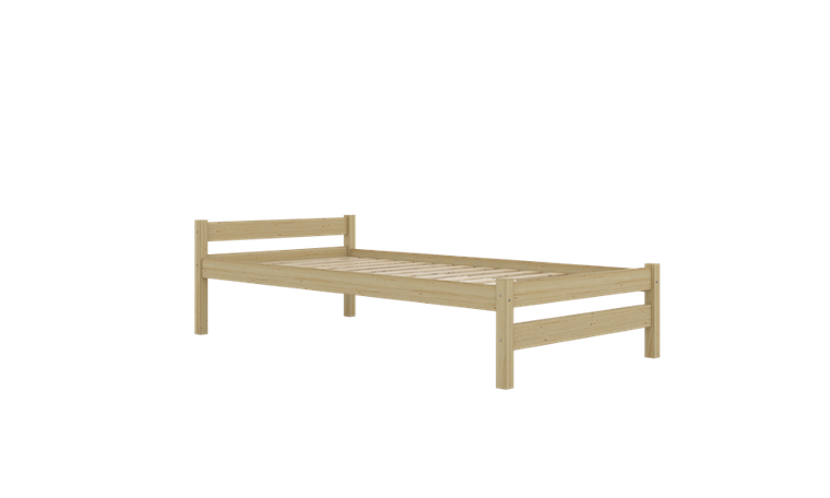 Kocot Kids, Aleks, łóżko, naturalny nielakierowany, 90-200 cm