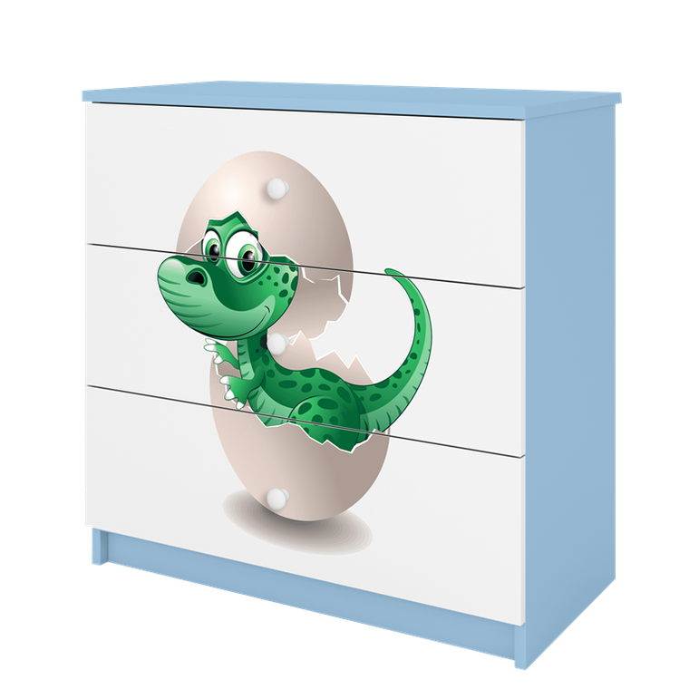 Kocot Kids, Babydreams, komoda, niebieska, mały dino