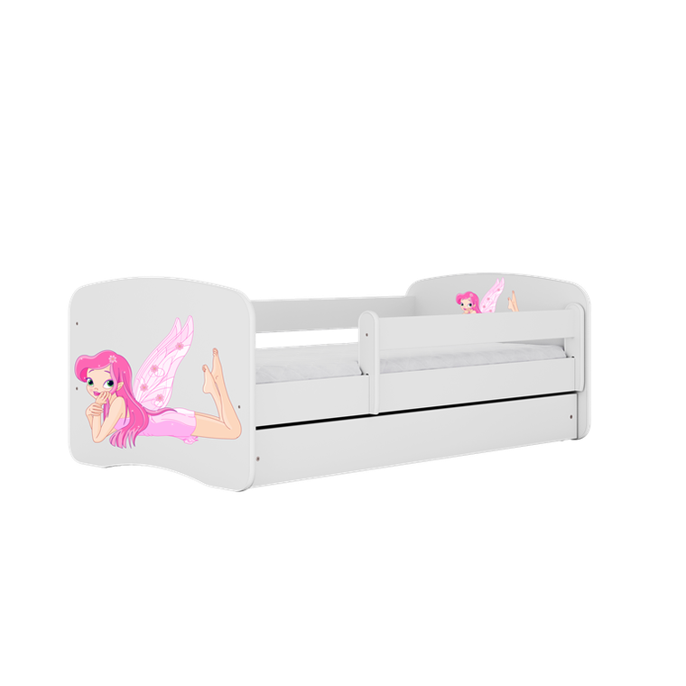Kocot Kids, Babydreams, łóżko, białe, wróżka ze skrzydełkami, 80-160 cm