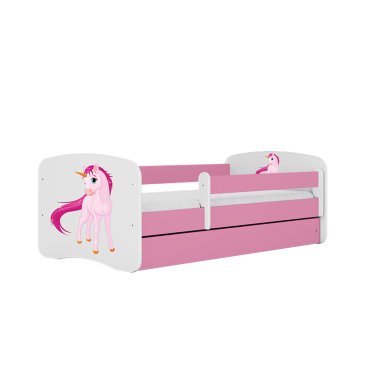 Kocot Kids, Babydreams, łóżko, różowe, jednorożec, 80-180 cm