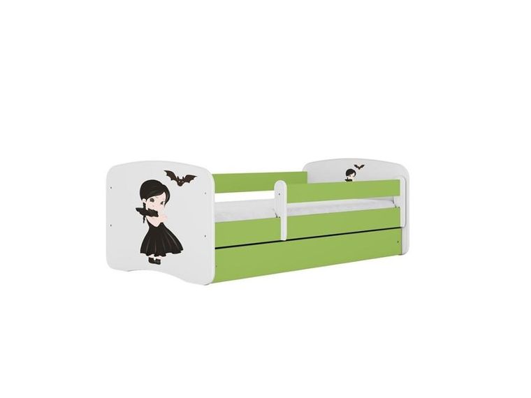 Kocot Kids, Babydreams, łóżko, zielone, magiczna uczennica, 80-160 cm