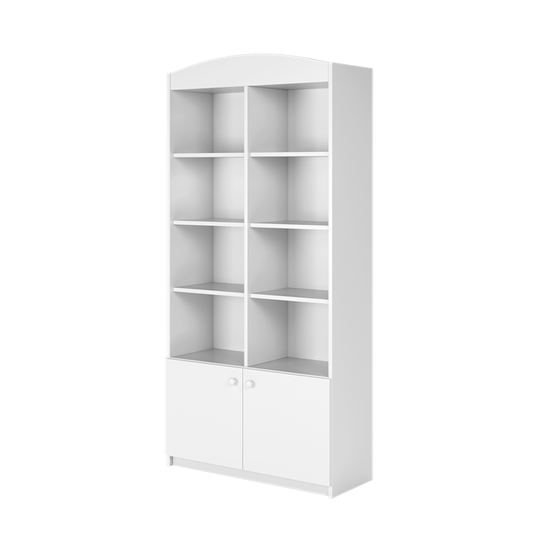 Kocot Kids, Babydreams, regał podwójny, zamknięty, biały