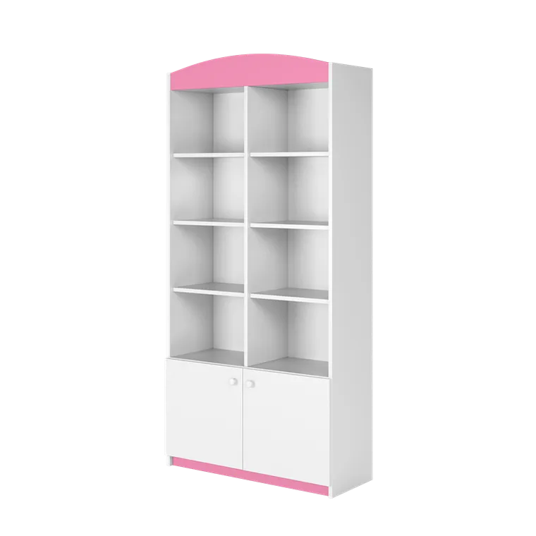 Kocot Kids, Babydreams, regał podwójny, zamknięty, różowy