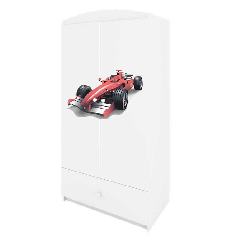 Kocot Kids, Babydreams, szafa, biała, formuła, 181.2-52-90 cm