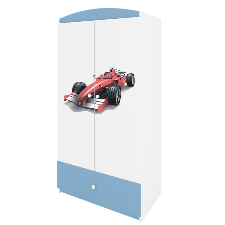 Kocot Kids, Babydreams, szafa, niebieska, formuła, 181.2-52-90 cm