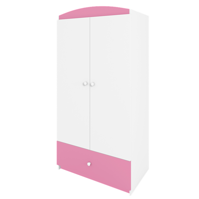Kocot Kids, Babydreams, szafa, różowa, 181.2-52-90 cm