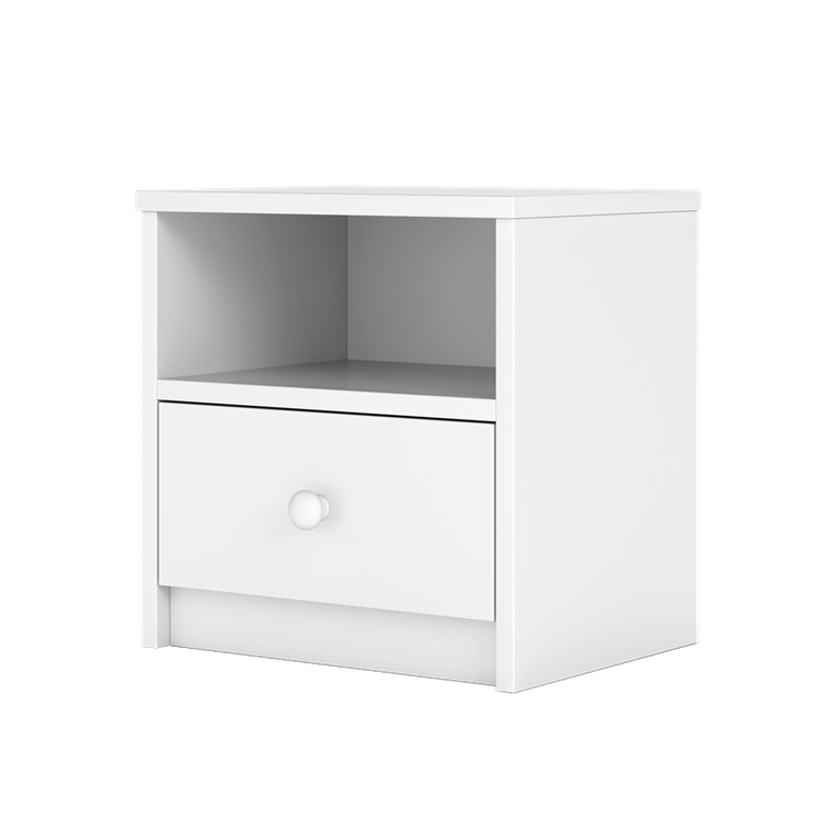 Kocot Kids, Babydreams, szafka nocna, biała, 181.2-52-90 cm