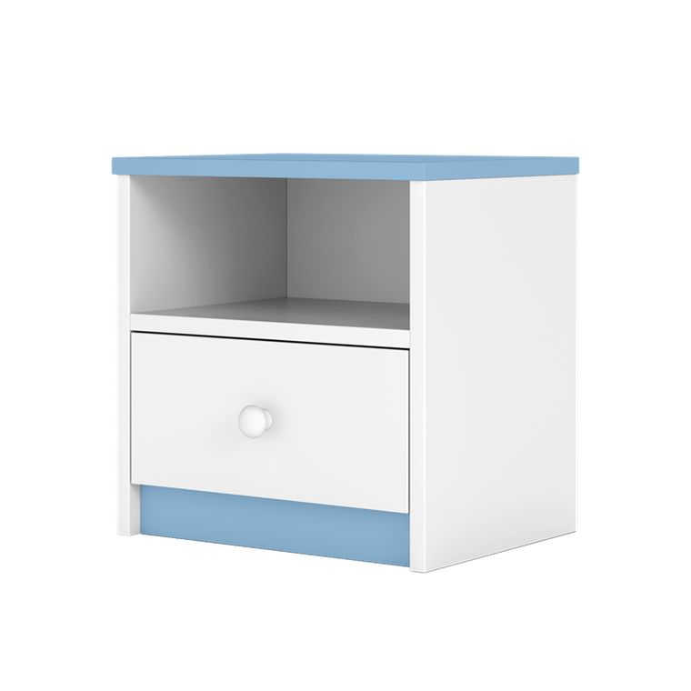 Kocot Kids, Babydreams, szafka nocna, niebieska, 181.2-52-90 cm