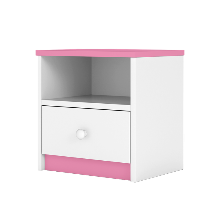 Kocot Kids, Babydreams, szafka nocna, różowa, 181.2-52-90 cm