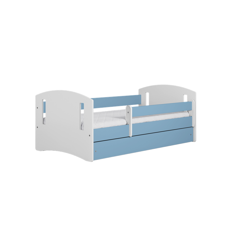 Kocot Kids, Classic 2, łóżko, niebieskie, 80-140 cm