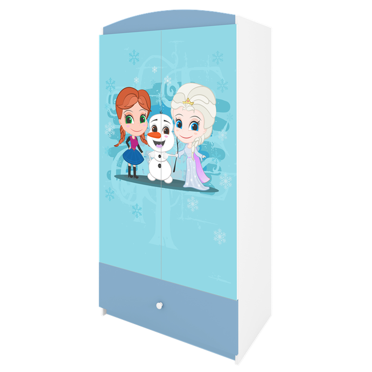 Kocot Kids, Kraina Lodu, Babydreams, szafa, niebieska, 181.2-52-90 cm
