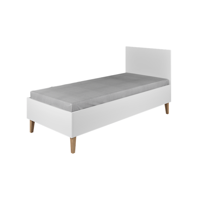 Kocot Kids, Kubi, łóżko, białe, 80-180 cm