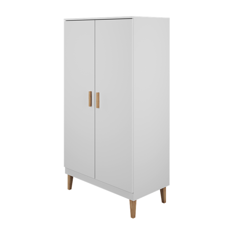 Kocot Kids, Kubi, szafa, biały, 184-55-100 cm