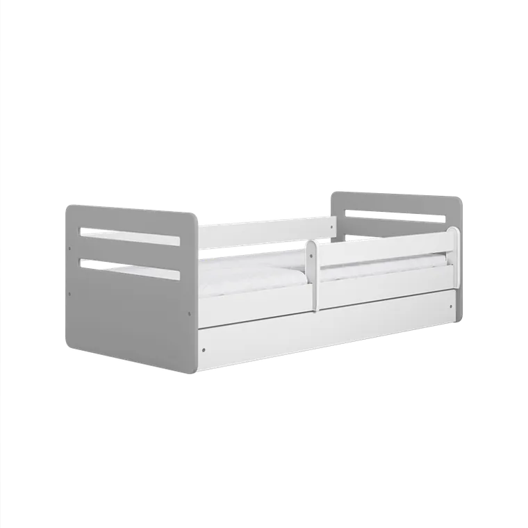 Kocot Kids, Tomi, łóżko, szare, 80-140 cm