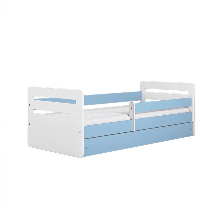 Kocot Kids, Tomi, łóżko z szufladą, niebieskie, 80-160 cm