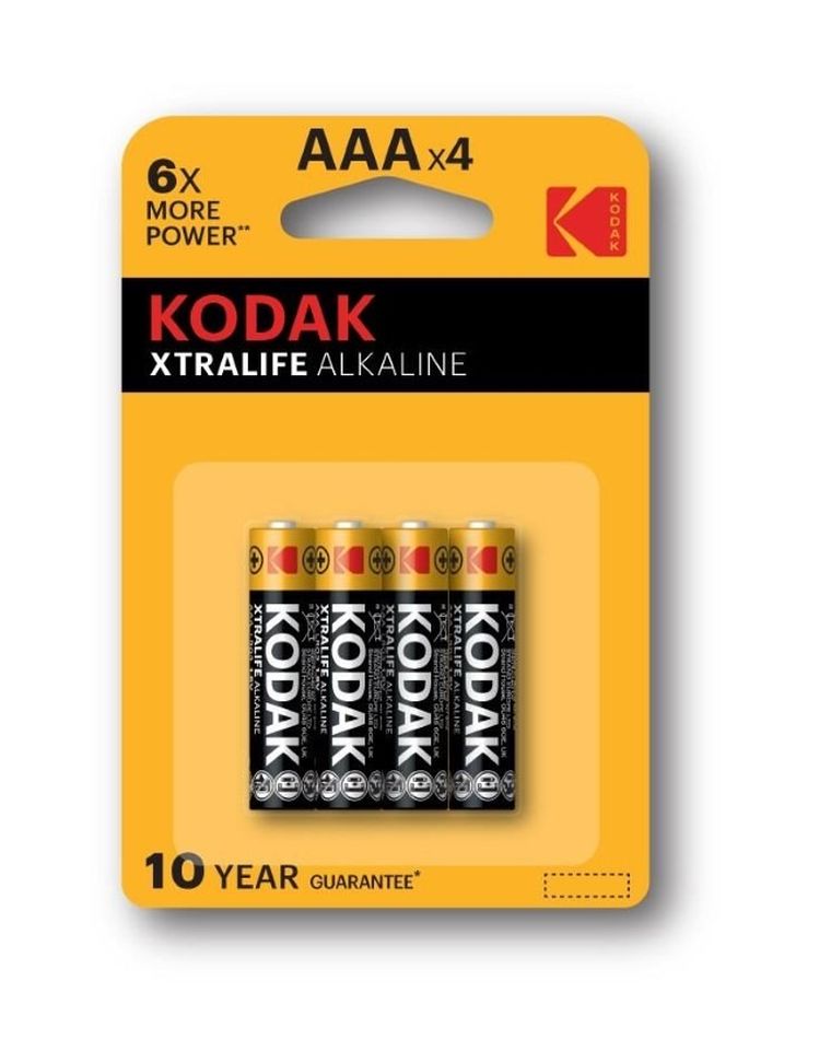 Kodak, baterie alkaliczne, Xtralife, LR3, 4 szt.