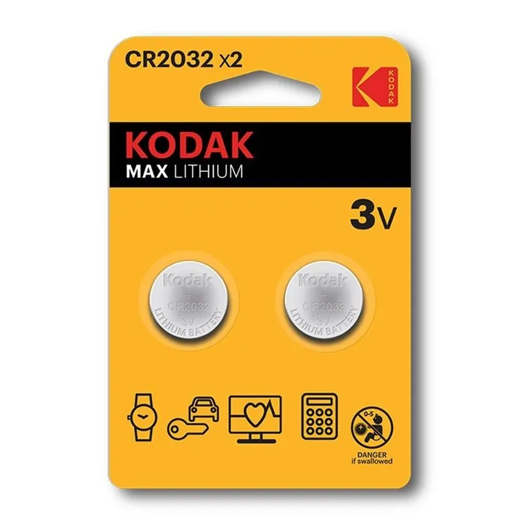 Kodak, baterie litowe, KCR2032, 2 szt.