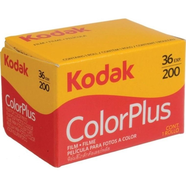 Kodak, Color Plus, aparat, film kolorowy, klisza 200/36 zdjęć, TYP 135