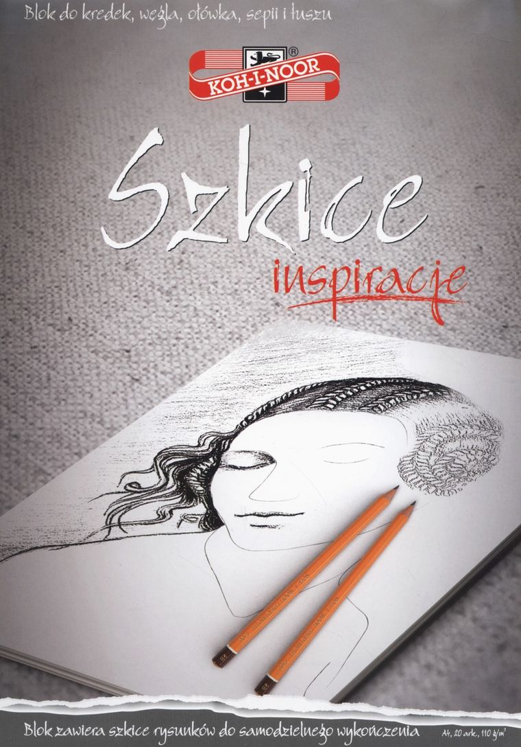 Koh-I-Noor, blok szkicowy, Inspiracje A4, 20 arkuszy