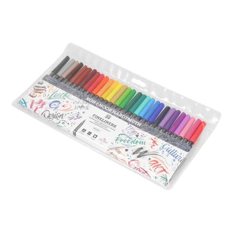 Koh-I-Noor, cienkopisy, 30 kolorów