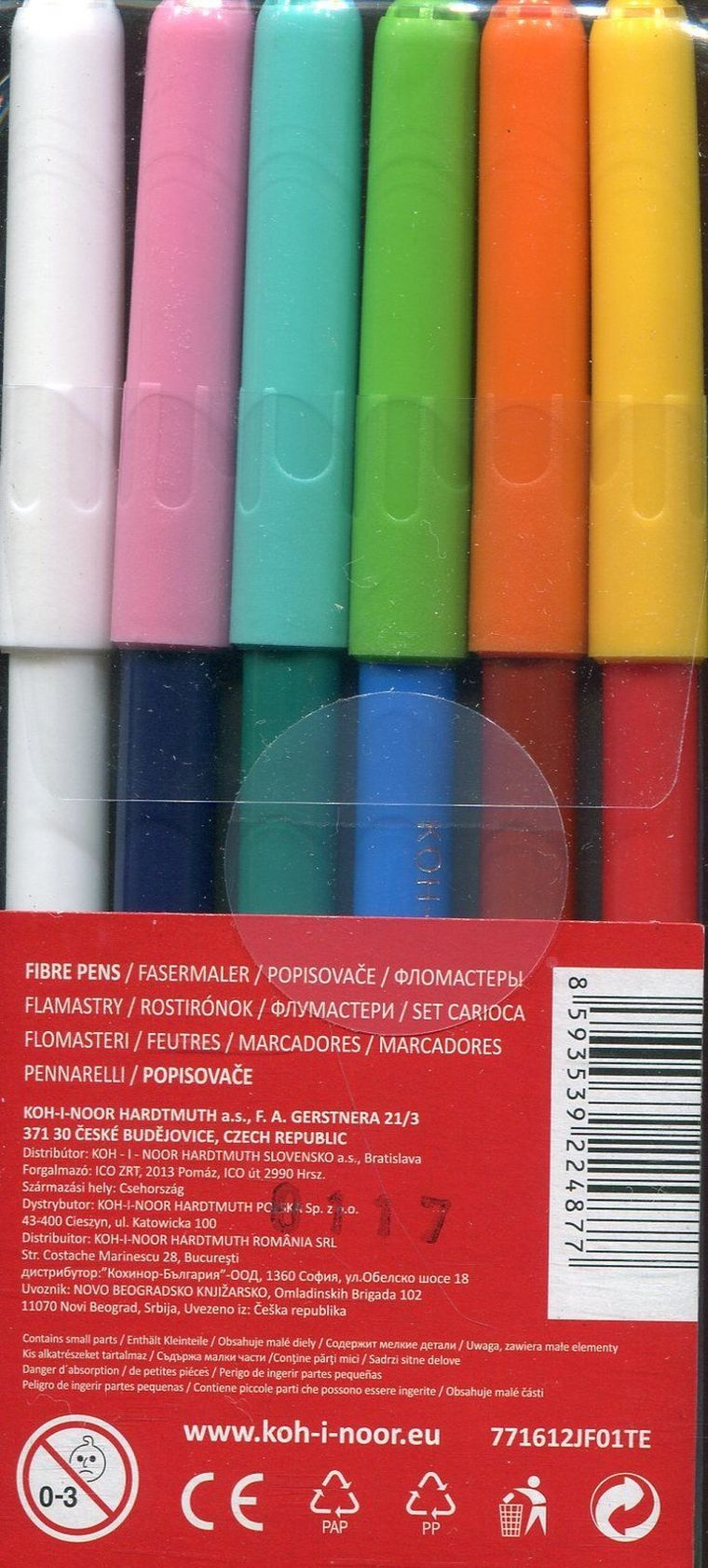 Koh-I-Noor, flamastry Magic, 6 szt.