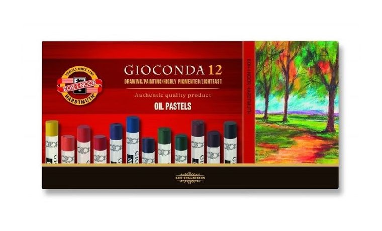 Koh-I-Noor, Gioconda, pastele olejne, 12 kolorów