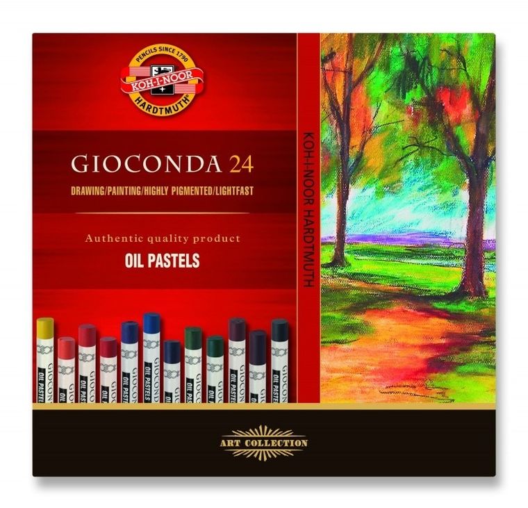 Koh-I-Noor, Gioconda, pastele olejne, 24 kolory