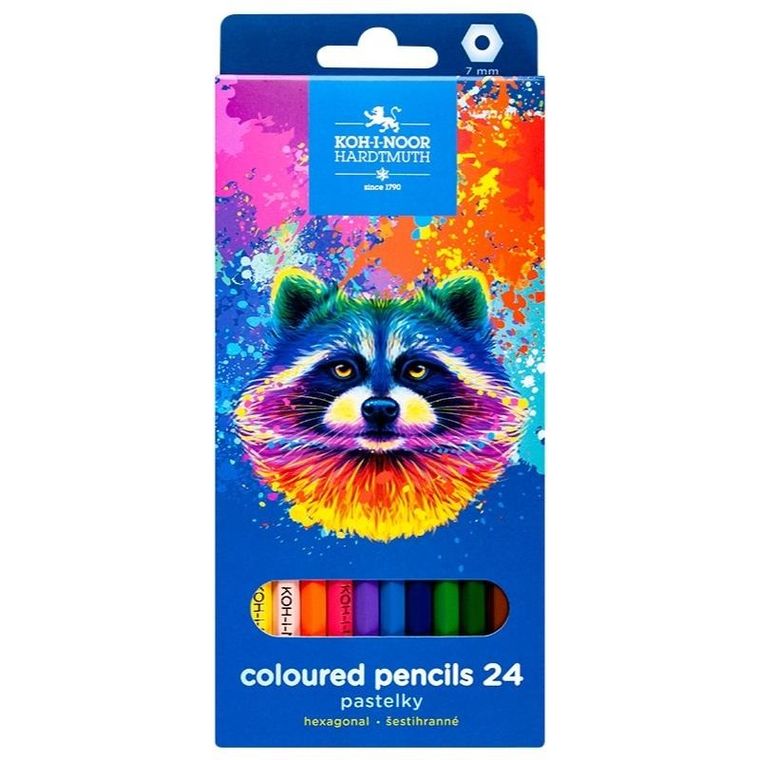Koh-i-noor, kredki 3554 Szop, 24 kolory