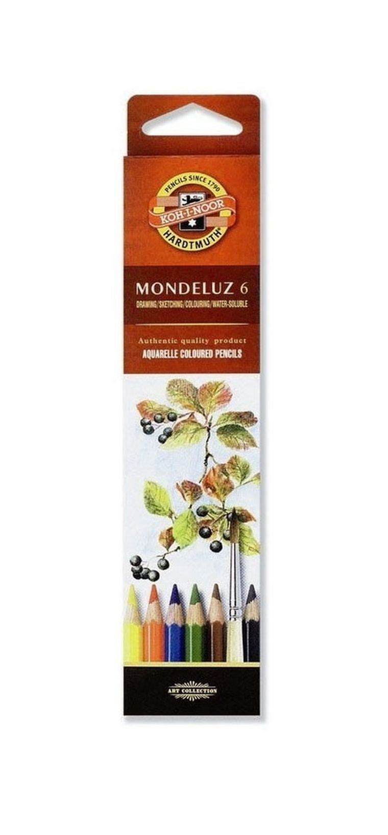 Koh-I-Noor, kredki, Mondeluz, 6 kolorów