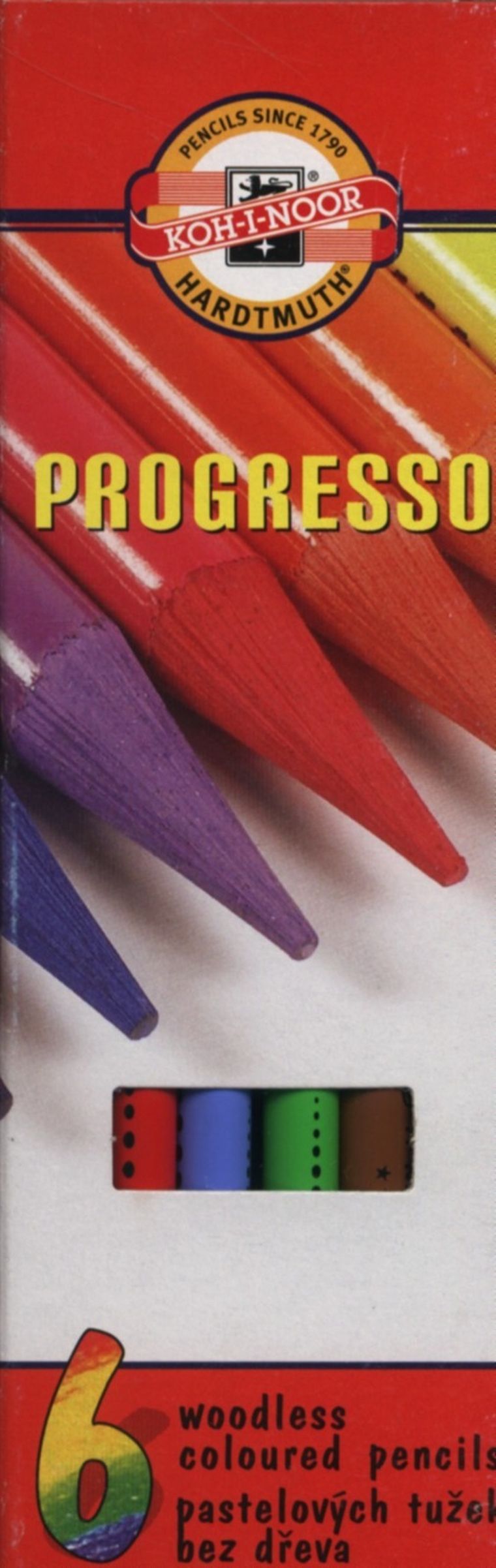 Koh-I-Noor, kredki Progresso, 6 kolorów