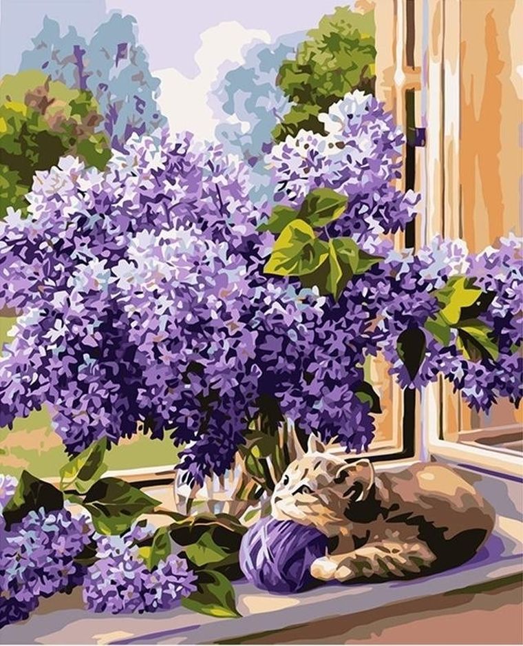 Koh-I-Noor, malowanie po numerach, bez, 40-50 cm