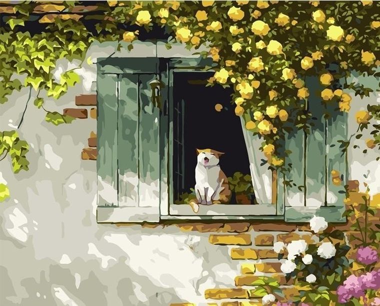 Koh-I-Noor, malowanie po numerach, kot, 40-50 cm