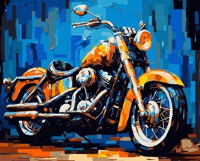 Koh-I-Noor, malowanie po numerach, motor, 40-50 cm