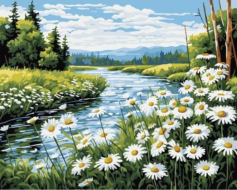 Koh-I-Noor, malowanie po numerach, rzeka, 40-50 cm