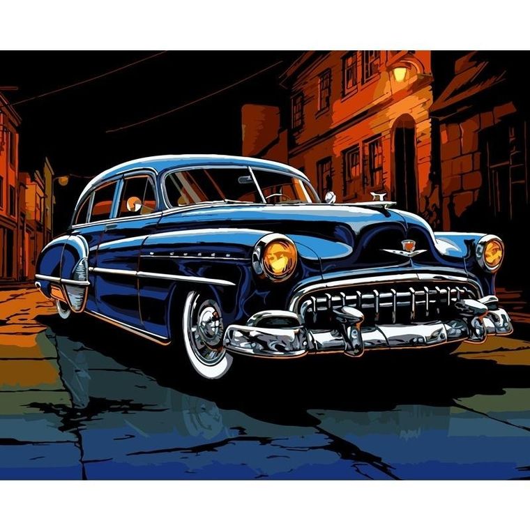 Koh-I-Noor, malowanie po numerach, samochód, 40-50 cm