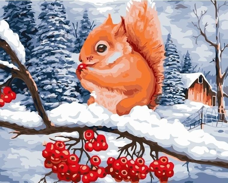 Koh-I-Noor, malowanie po numerach, wiewiórka, 40-50 cm