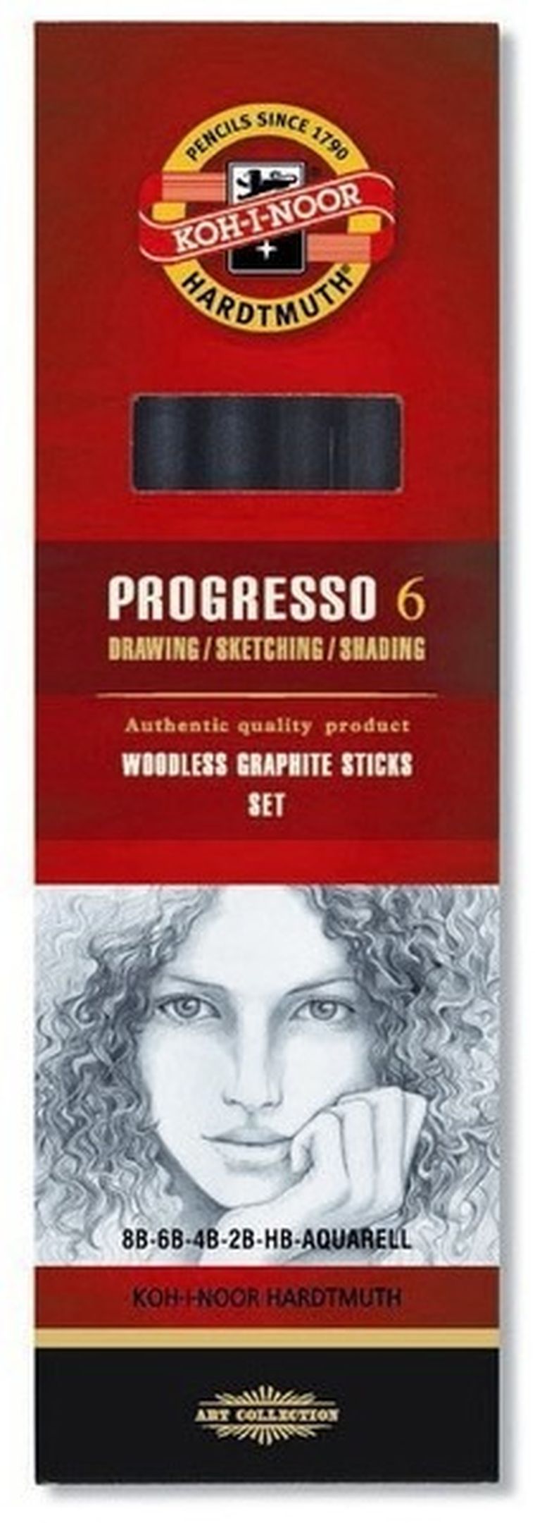 Koh-I-Noor, ołówki grafitowe, 6 szt.