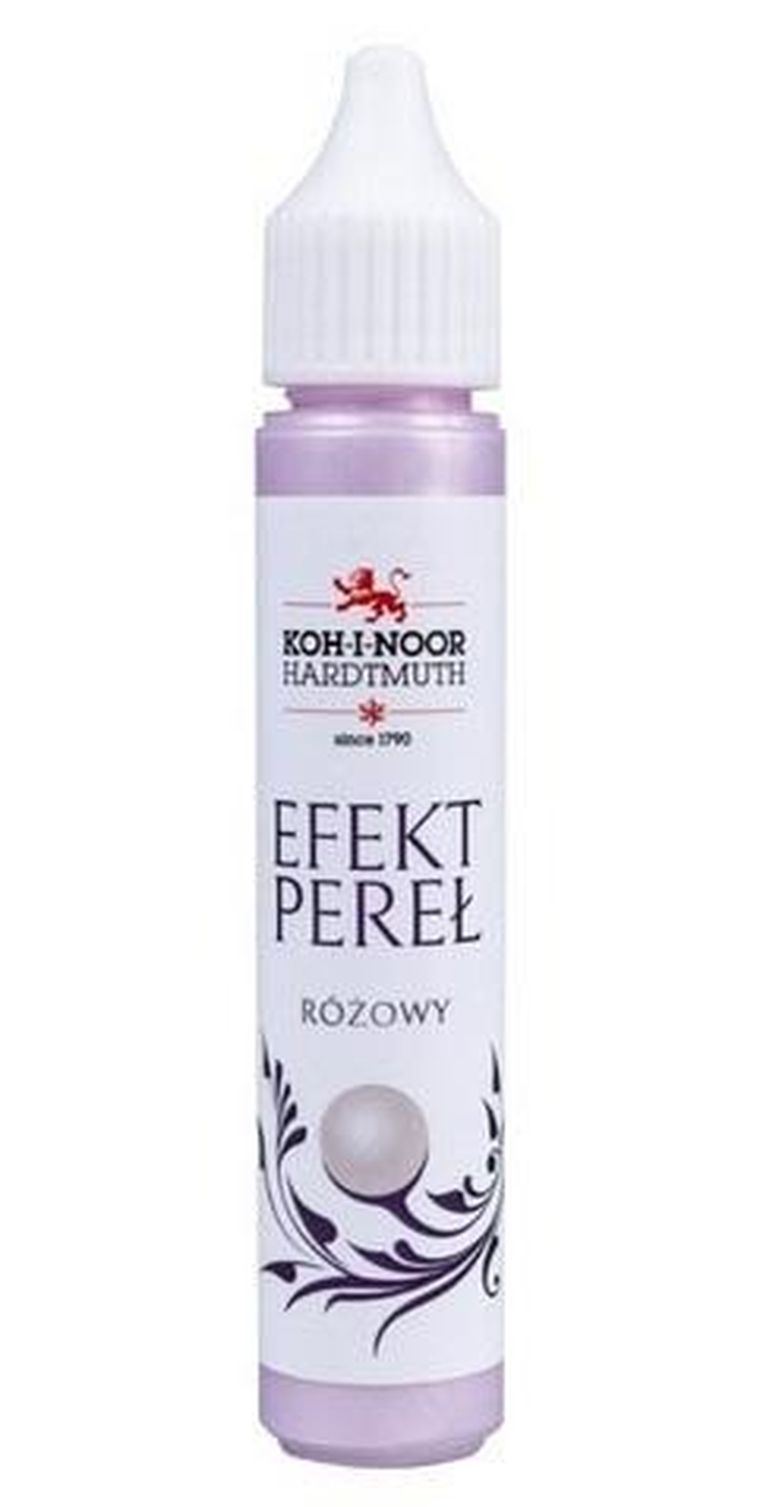 Koh-I-Noor, pisak z efektem perłowym, różowy, 30 ml
