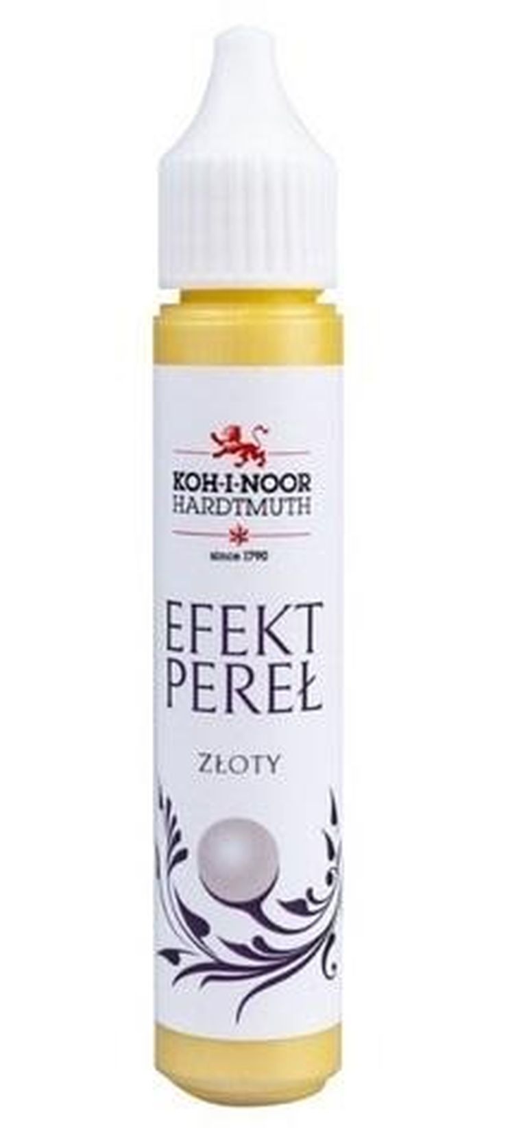 Koh-I-Noor, pisak z efektem perłowym, złoty, 30 ml