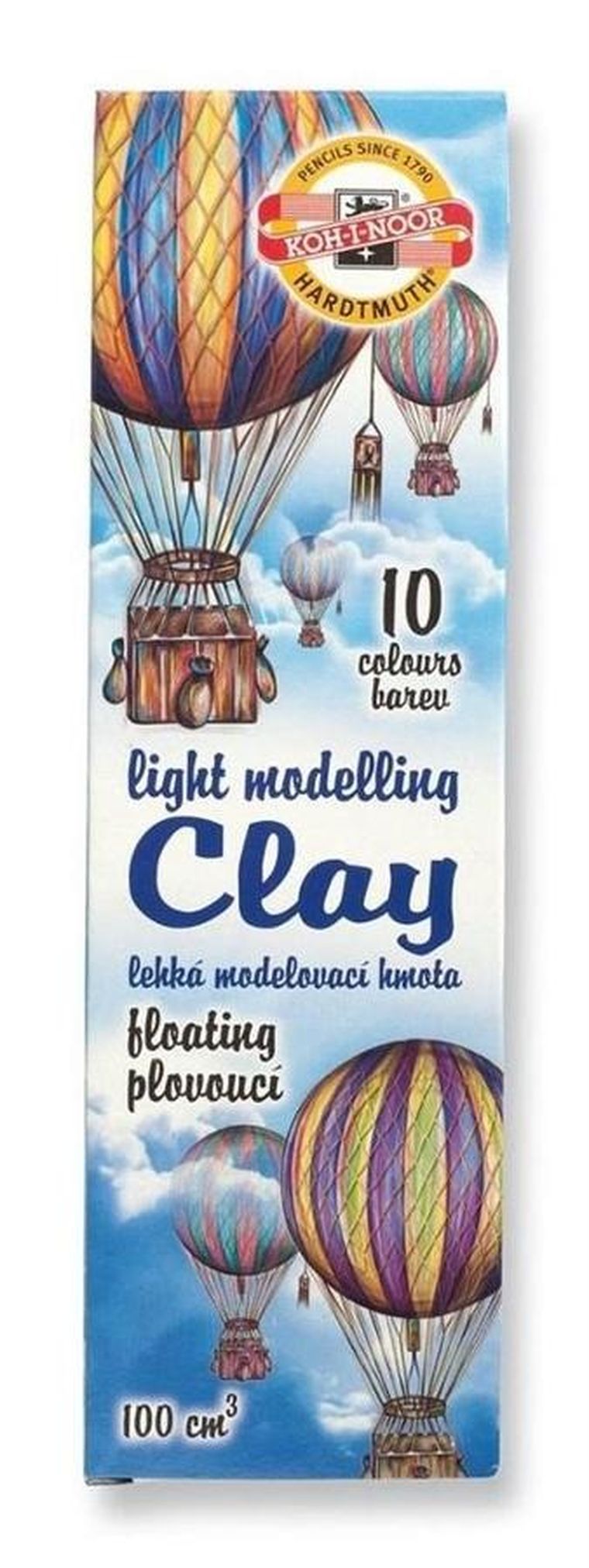 Koh-I-Noor, plastelina pływająca, 10 kolorów