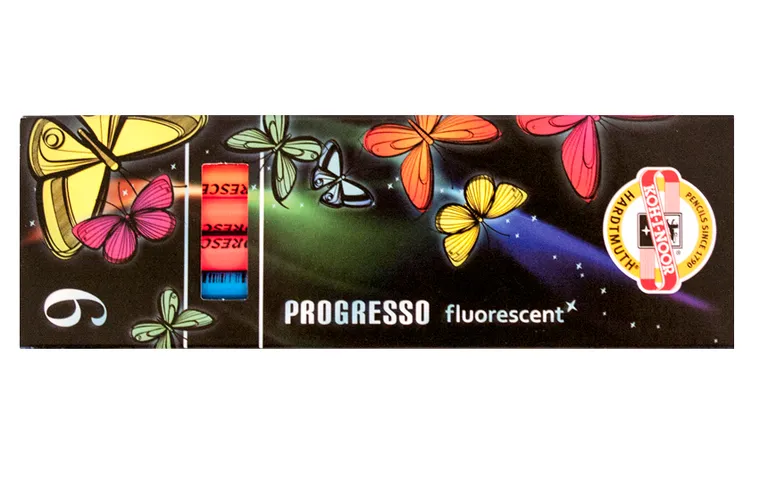 Koh-I-Noor, Progresso, kredki fluorescencyjne, 6 kolorów