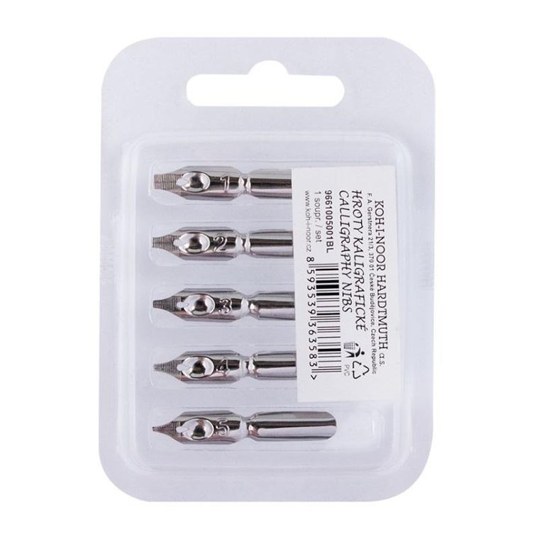 Koh-i-noor, stalówki do kaligrafii, 5 szt.