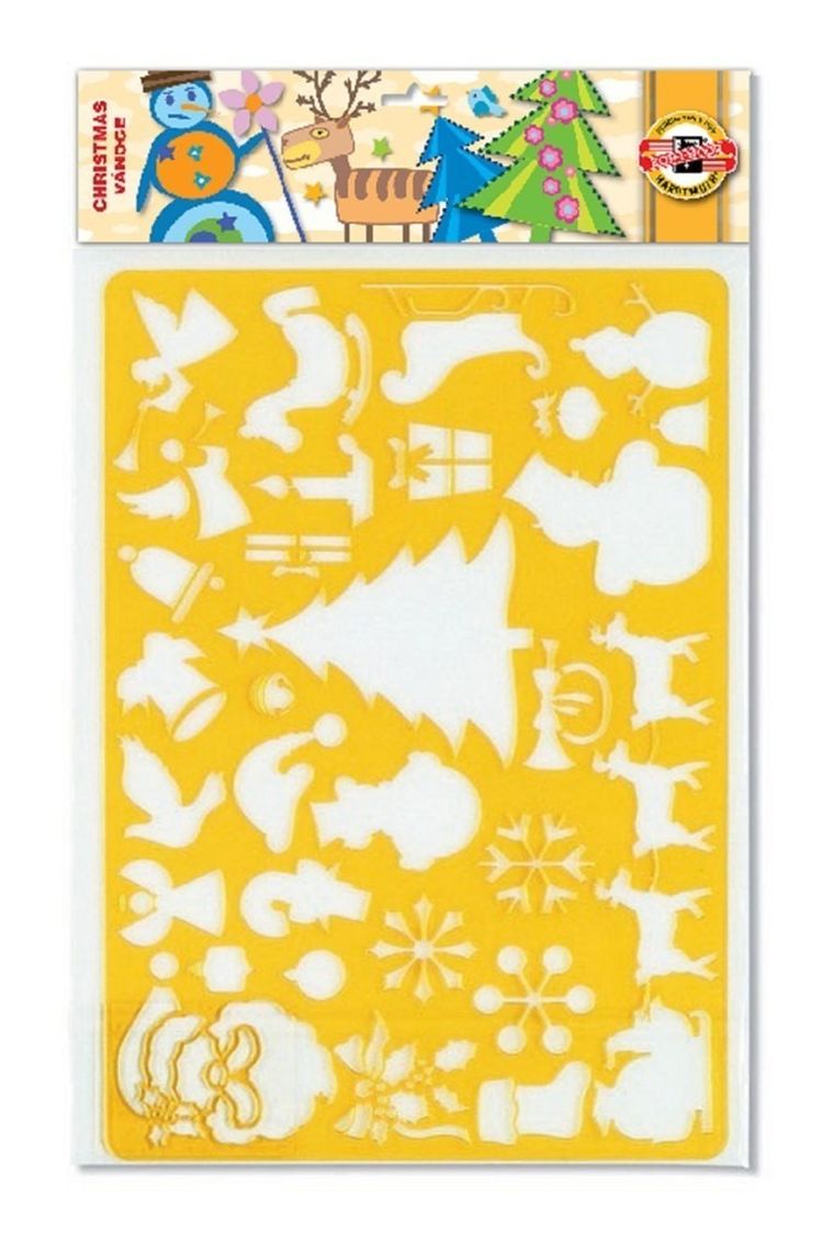 Koh-I-Noor, szablon do rysowania, Boże narodzenie