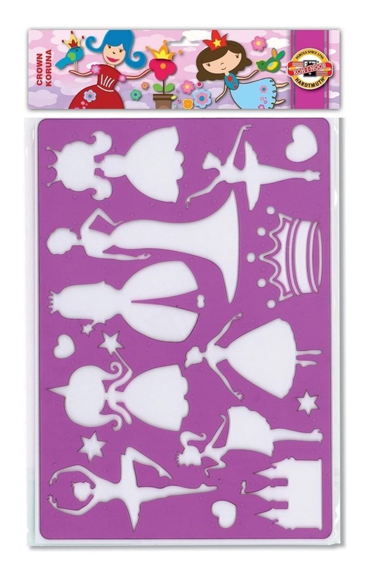 Koh-I-Noor, szablon do rysowania, Księżniczki