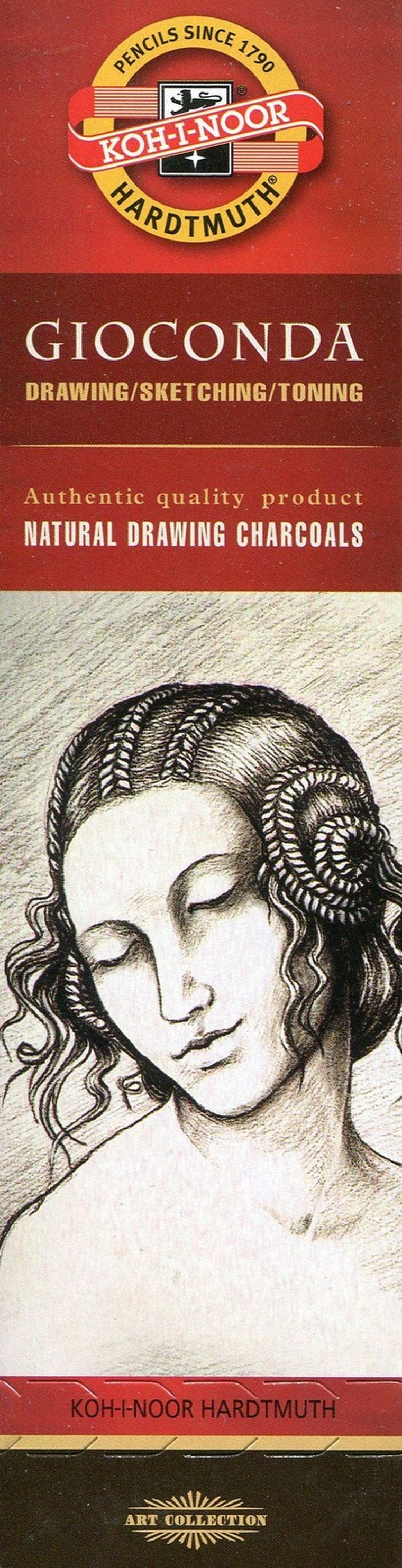 Koh-I-Noor, węgiel naturalny, 6 szt.