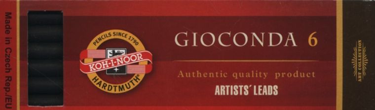 Koh-I-Noor, węgiel prasowany 5,6 mm, wkład 8673/2, 6 szt.